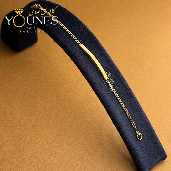 دستبند طلا کارتیر نوزاد مینیمال